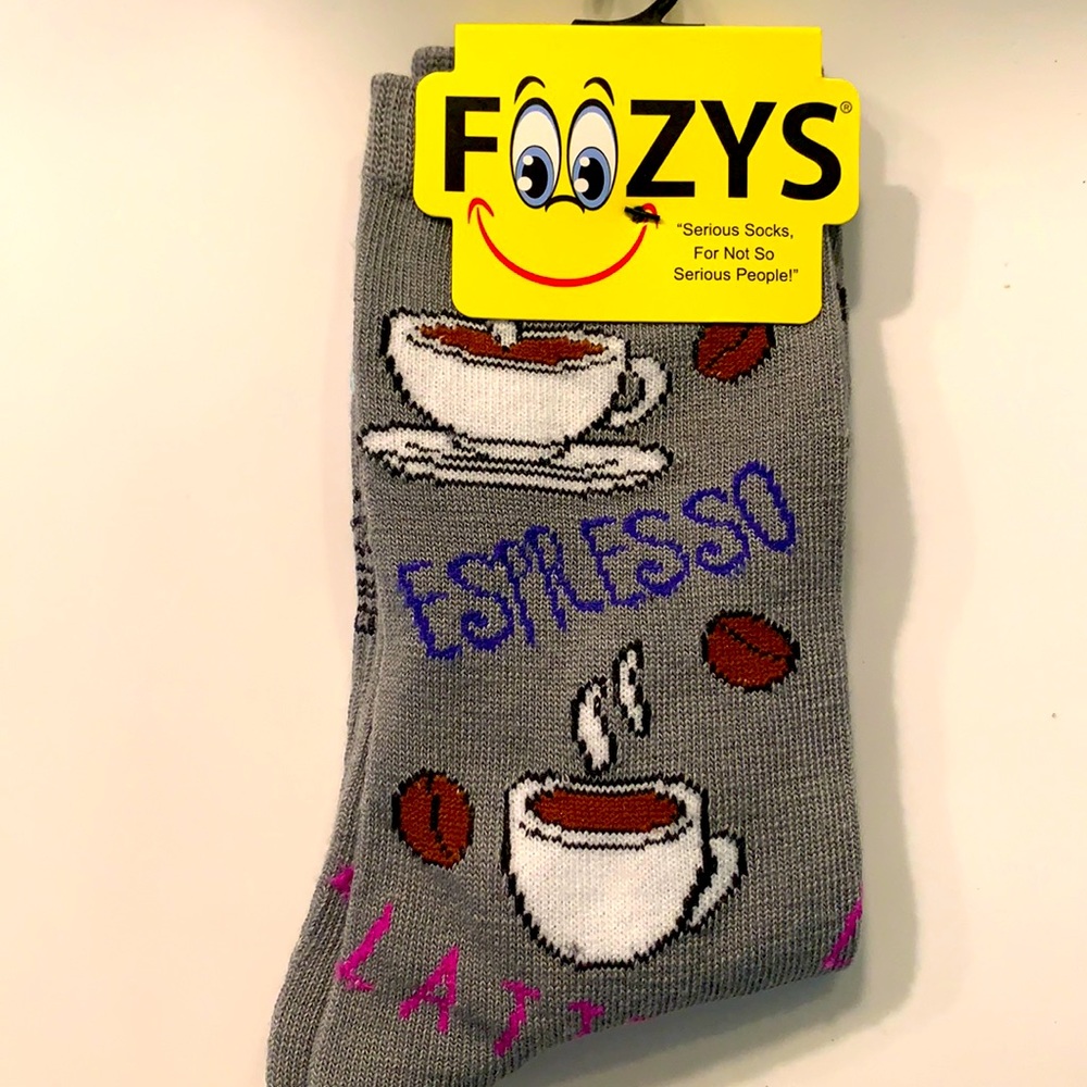 Foozys Socks 1pair Item # 97 Expresso & Latte